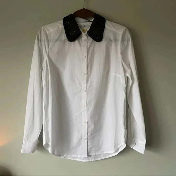 Anthropologie | Maeye Collared Blouse - Picture 5 of 15